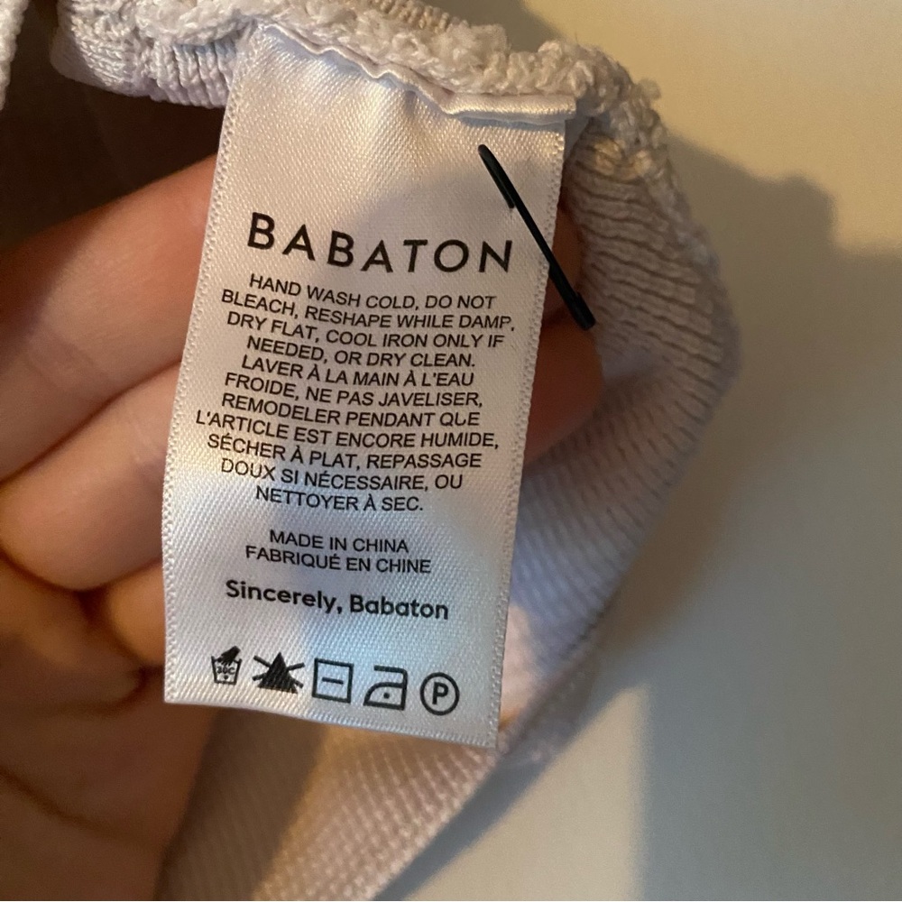 Babaton White Ribbed Crop Top - Picture 4 of 6